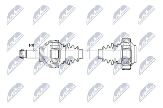Antriebswelle Hinterachse links Hinterachse rechts NTY NPW-BM-218 Bild Antriebswelle Hinterachse links Hinterachse rechts NTY NPW-BM-218