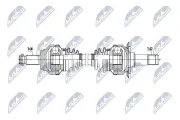 Gelenksatz, Antriebswelle Vorderachse links getriebeseitig getriebeseitig NTY NPW-FR-001