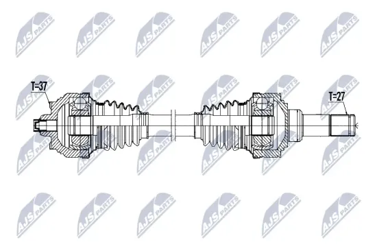 Antriebswelle Hinterachse rechts NTY NPW-BM-229 Bild Antriebswelle Hinterachse rechts NTY NPW-BM-229