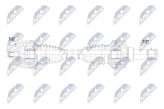 Antriebswelle Hinterachse rechts NTY NPW-BM-235 Bild Antriebswelle Hinterachse rechts NTY NPW-BM-235