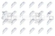 Antriebswelle Hinterachse rechts NTY NPW-BM-237