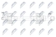 Antriebswelle Hinterachse links NTY NPW-BM-241