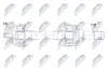 Antriebswelle Hinterachse rechts NTY NPW-BM-248