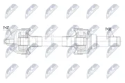 Antriebswelle Hinterachse rechts NTY NPW-BM-248