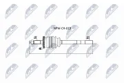 Antriebswelle Vorderachse links NTY NPW-KA-408