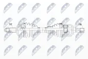 Antriebswelle Vorderachse links NTY NPW-CH-038