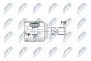 Gelenksatz, Antriebswelle Vorderachse links NTY NPW-CH-039