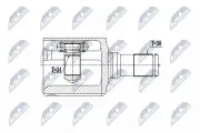 Gelenksatz, Antriebswelle Vorderachse links NTY NPW-CH-043