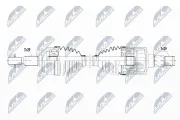 Antriebswelle Vorderachse links NTY NPW-CH-068
