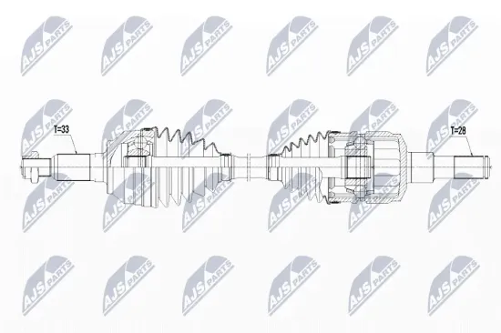 Antriebswelle Vorderachse NTY NPW-CH-070 Bild Antriebswelle Vorderachse NTY NPW-CH-070