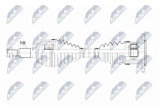 Antriebswelle Vorderachse links Vorderachse rechts NTY NPW-CH-072 Bild Antriebswelle Vorderachse links Vorderachse rechts NTY NPW-CH-072