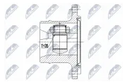 Gelenksatz, Antriebswelle Vorderachse Vorderachse links Vorderachse rechts NTY NPW-CH-073