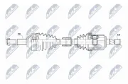 Antriebswelle Vorderachse links NTY NPW-CH-158