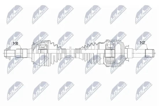 Antriebswelle Hinterachse links NTY NPW-CH-166 Bild Antriebswelle Hinterachse links NTY NPW-CH-166