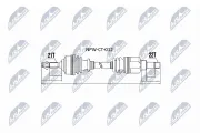 Antriebswelle Vorderachse Vorderachse links Vorderachse links NTY NPW-CT-012