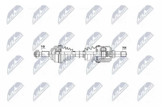 Antriebswelle Vorderachse links Vorderachse NTY NPW-CT-051 Bild Antriebswelle Vorderachse links Vorderachse NTY NPW-CT-051