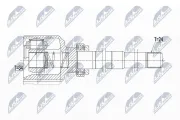 Gelenksatz, Antriebswelle Vorderachse rechts NTY NPW-CT-058