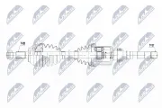Antriebswelle Vorderachse rechts NTY NPW-CT-061