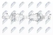 Antriebswelle Vorderachse links NTY NPW-CT-089