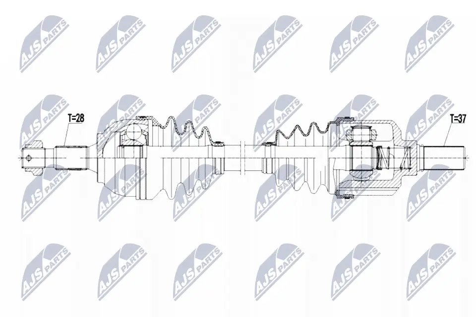 Antriebswelle Vorderachse links NTY NPW-CT-093
