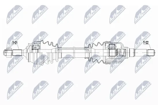 Antriebswelle Vorderachse rechts NTY NPW-CT-095 Bild Antriebswelle Vorderachse rechts NTY NPW-CT-095
