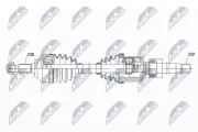 Gelenksatz, Antriebswelle getriebeseitig NTY NPW-FT-009