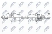 Gelenksatz, Antriebswelle getriebeseitig Vorderachse rechts NTY NPW-FT-010