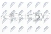 Antriebswelle Vorderachse links NTY NPW-CT-131