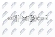 Antriebswelle Vorderachse rechts NTY NPW-CT-140