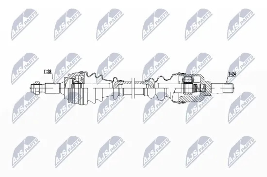 Antriebswelle Vorderachse links NTY NPW-CT-142 Bild Antriebswelle Vorderachse links NTY NPW-CT-142