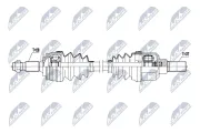 Antriebswelle Vorderachse links NTY NPW-CT-145