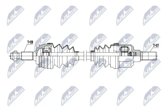 Antriebswelle Vorderachse links NTY NPW-CT-145 Bild Antriebswelle Vorderachse links NTY NPW-CT-145