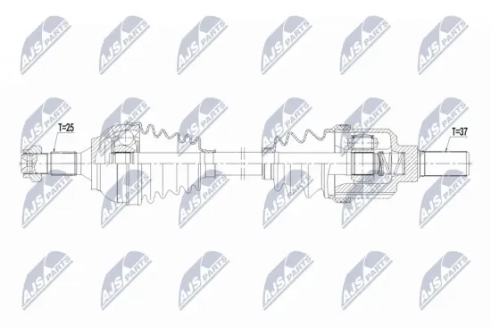 Antriebswelle Vorderachse links NTY NPW-CT-151 Bild Antriebswelle Vorderachse links NTY NPW-CT-151