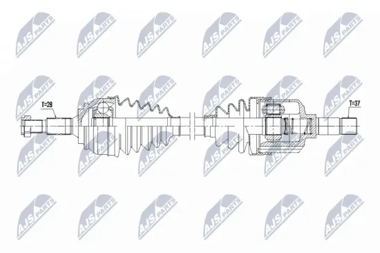 Antriebswelle Vorderachse links NTY NPW-CT-157 Bild Antriebswelle Vorderachse links NTY NPW-CT-157