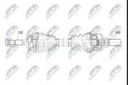 Antriebswelle Vorderachse links NTY NPW-CT-175