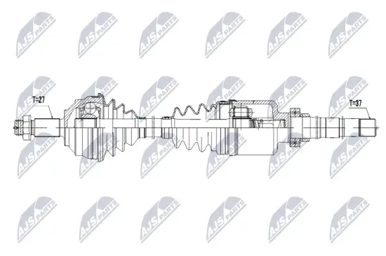 Antriebswelle Vorderachse rechts NTY NPW-CT-181 Bild Antriebswelle Vorderachse rechts NTY NPW-CT-181