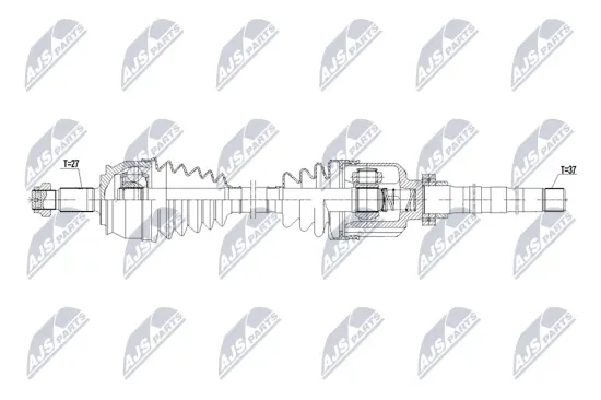 Antriebswelle Vorderachse rechts NTY NPW-CT-183 Bild Antriebswelle Vorderachse rechts NTY NPW-CT-183