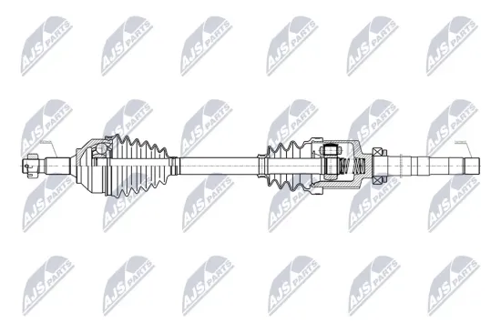 Antriebswelle Vorderachse rechts NTY NPW-CT-204 Bild Antriebswelle Vorderachse rechts NTY NPW-CT-204