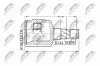 Gelenksatz, Antriebswelle Vorderachse links NTY NPW-DW-014 Bild Gelenksatz, Antriebswelle Vorderachse links NTY NPW-DW-014