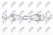 Antriebswelle Vorderachse rechts NTY NPW-DW-029