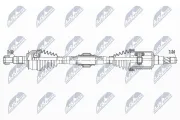Antriebswelle Vorderachse rechts NTY NPW-DW-035