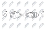 Antriebswelle Vorderachse rechts NTY NPW-DW-085
