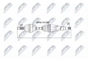 Antriebswelle Vorderachse rechts NTY NPW-FR-006