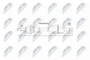 Antriebswelle Vorderachse links NTY NPW-FR-013