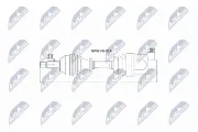 Antriebswelle Vorderachse rechts NTY NPW-FR-014