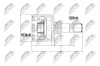 Gelenksatz, Antriebswelle Vorderachse links NTY NPW-FR-044