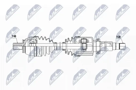 Antriebswelle Vorderachse rechts NTY NPW-FR-086 Bild Antriebswelle Vorderachse rechts NTY NPW-FR-086