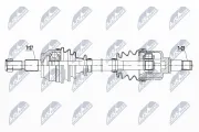 Antriebswelle Vorderachse links NTY NPW-FR-121