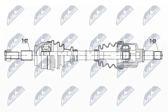 Antriebswelle Vorderachse links NTY NPW-FR-121 Bild Antriebswelle Vorderachse links NTY NPW-FR-121