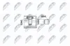 Gelenksatz, Antriebswelle Vorderachse links NTY NPW-FR-124 Bild Gelenksatz, Antriebswelle Vorderachse links NTY NPW-FR-124